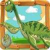 Kids Dinosaur coloring and Puzzle game