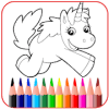 Unicorn Coloring Book - Color By Number