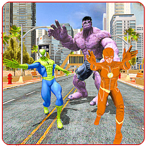 Spider hero City Attack Simulator: Superhero Fight