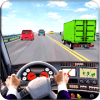 In Truck Driving Highway Race Simulator