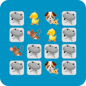Memory Game for Kids - Animals