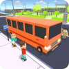 Coach Bus Driver Blocky Game Public Transport Sim