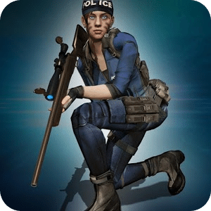 Police Sniper Girl 3D