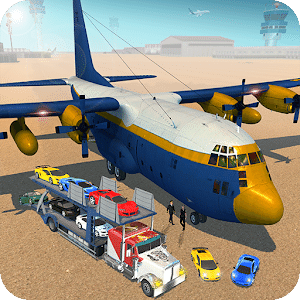 City Airplane Flight: Car transporter Simulator