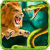 Furious Lion Vs Angry Anaconda Snake: Wild Sim