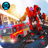 Firefighter Real Robot Rescue Fire Truck Simulator