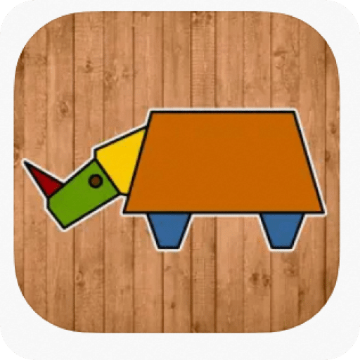 儿童游戏：形状拼动物