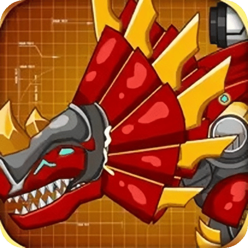 機械三角龍：雙人機器恐龍拼圖游戲