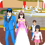樱花学园少女世界结婚礼服