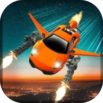 Car Shooting Flying Battle Sim