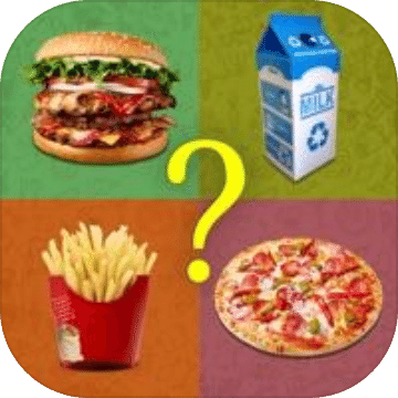 猜测食品测验品牌和标志