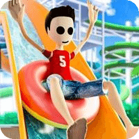 水滑道上坡公園3D模擬人生