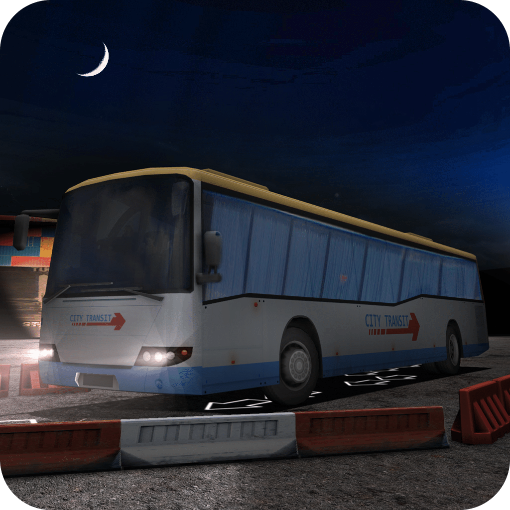 教练巴士夜停车3D