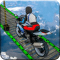 摩托車空中賽道3D