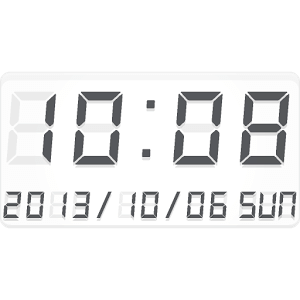 LED clock widget B-Me Clock