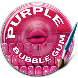 Purple Bubblegum Keyboard