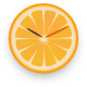 橘子时钟插件