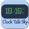 Clock Talk Sky