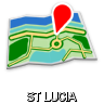 Saint Lucia Offline mappa Map