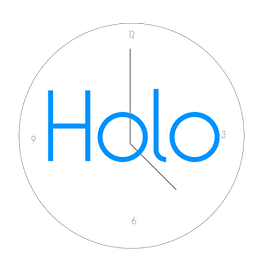 Simple Holo Stopwatch