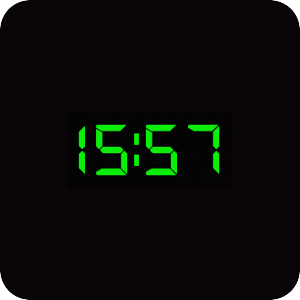 24 Hour Digital Clock Widget