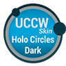 Holo Circles Dark - UCCW Skin