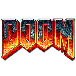 Doom logo Badge