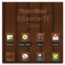 GO Launcher EX | ModernWood