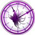 Royal Purple Clock