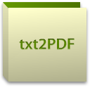 txt到PDF转换器