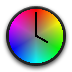 Color Clock Wallpaper