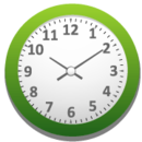 绿色模拟时钟