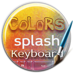 Color Splash Keyboard Theme