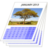Printable wall calendar free