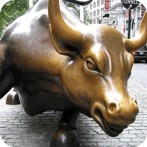 wallpaper Wall Street Bull