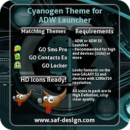 ADW Theme Cyanogen