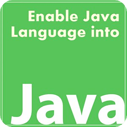 Enable Java Language int...