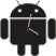 灰色机器人时钟部件 Droid Gray Clock Widget