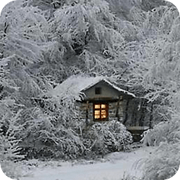 Snow Cabin Live Wallpaper