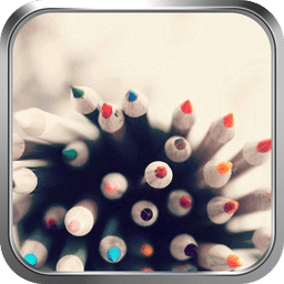 多彩的彩色铅笔-绿豆动态壁纸