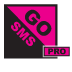 Pink Zebra Theme 4 GO SMS PRO