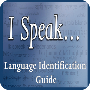 I Speak. Language Identifier