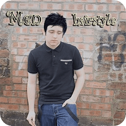 Men hairstyle Sticker camera