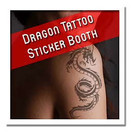 Dragon Tattoo Sticker Bo...