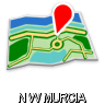 North West Murcia mappa map