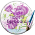 Purple Flowers Free Keyboard
