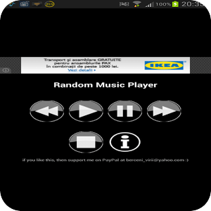 Random music player