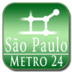 So Paulo metro map for Metro24