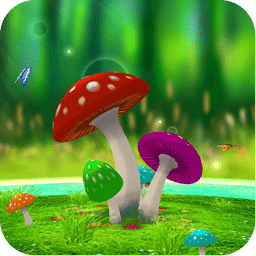 蘑菇动态壁纸3d