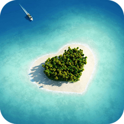 爱情海湾-3D桌面主题
